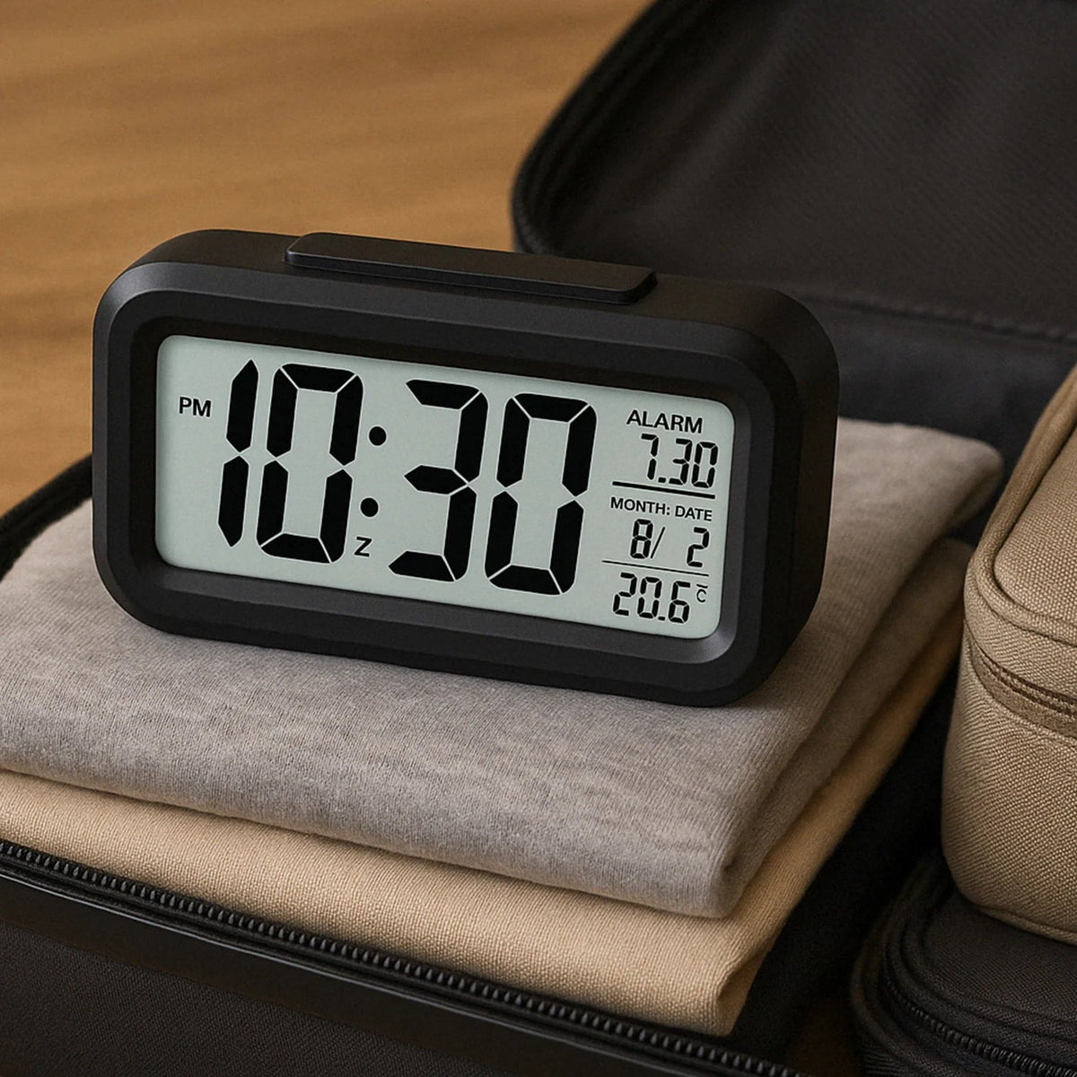 Digital LCD Alarm Clock Backlight