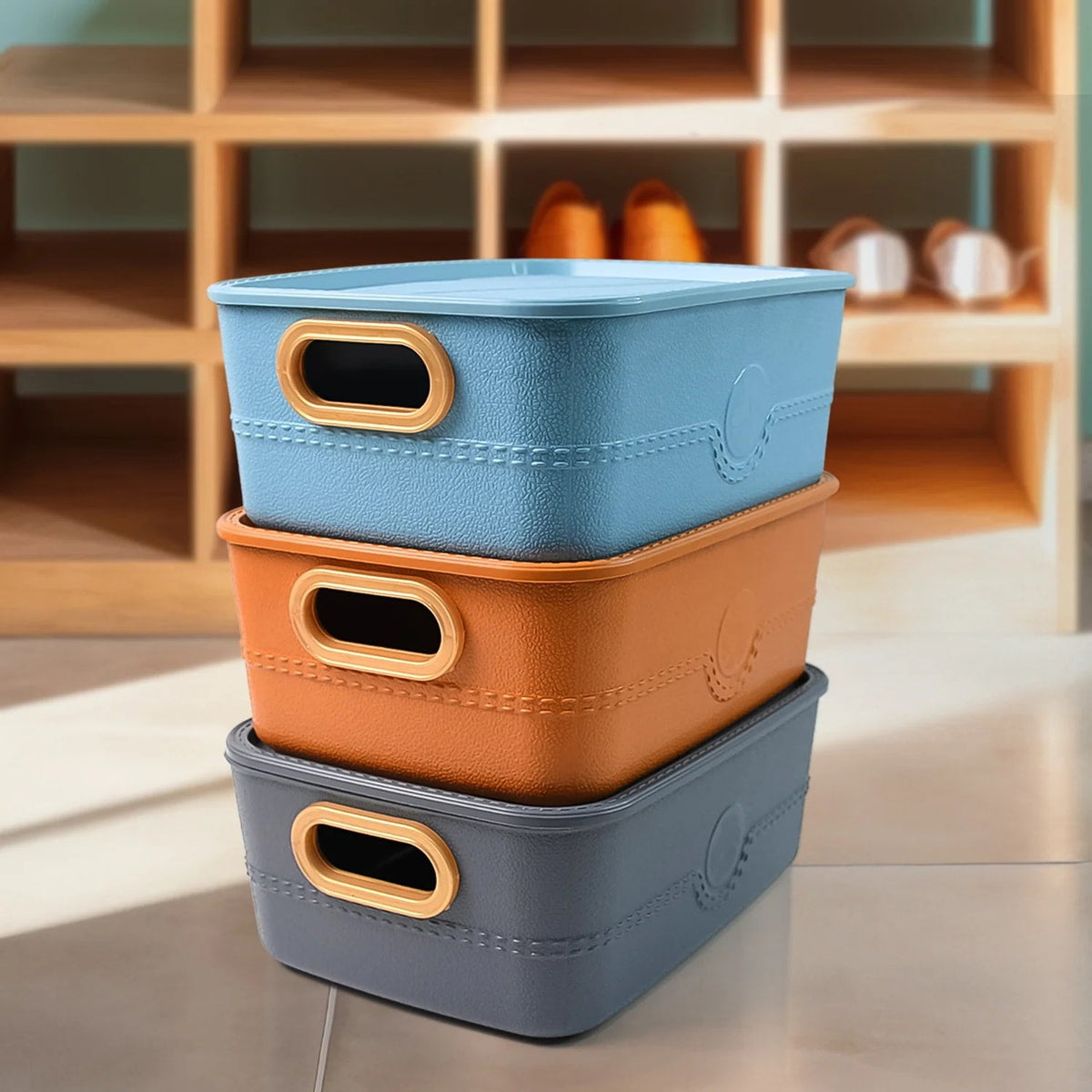 Plastic Multipurpose Storage Basket Set