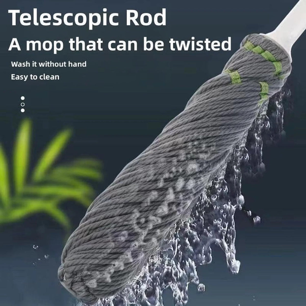 Self Wringing Twist Mop Stainless