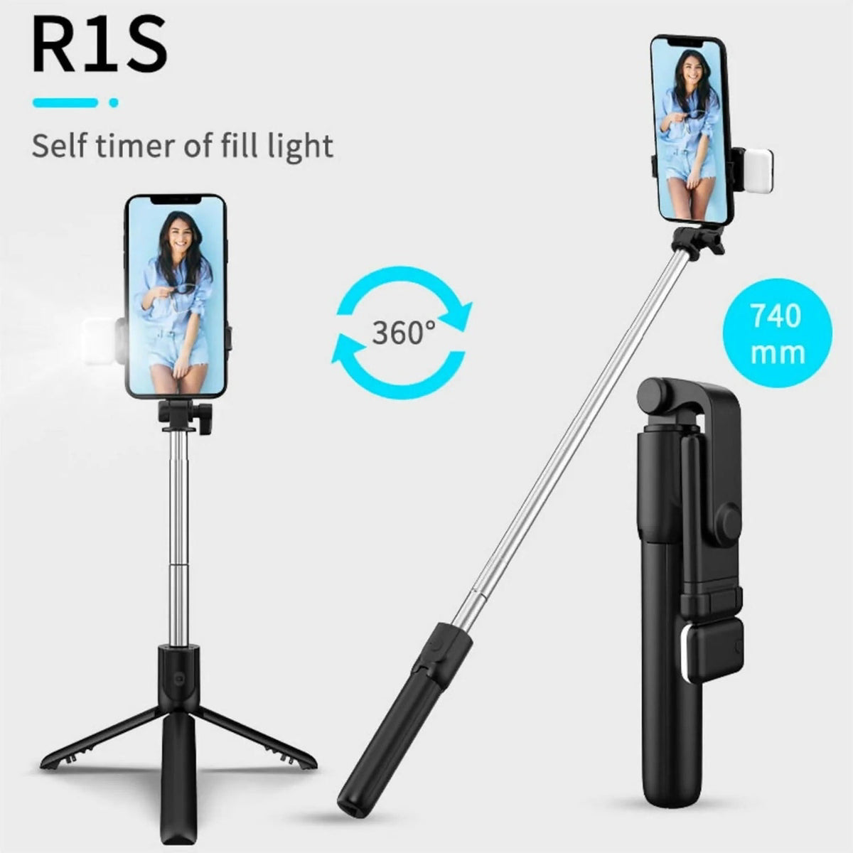 3 in 1 Selfie Stick Tripod