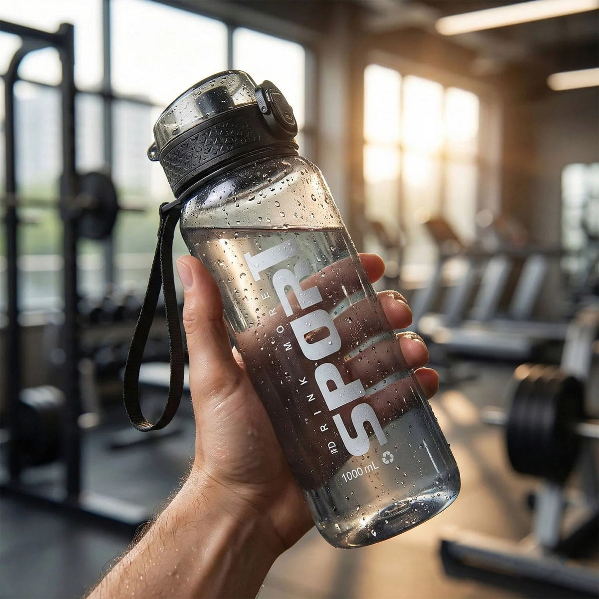 Leakproof Sports Water Bottle 1000ml