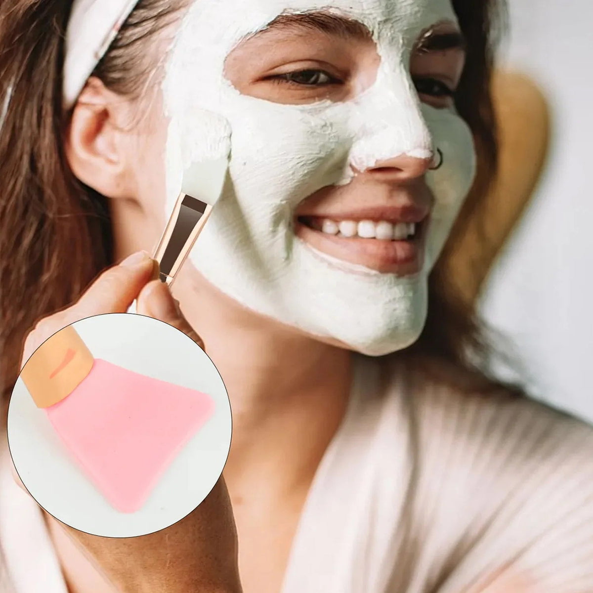 Silicone Face Mask Applicator Brush