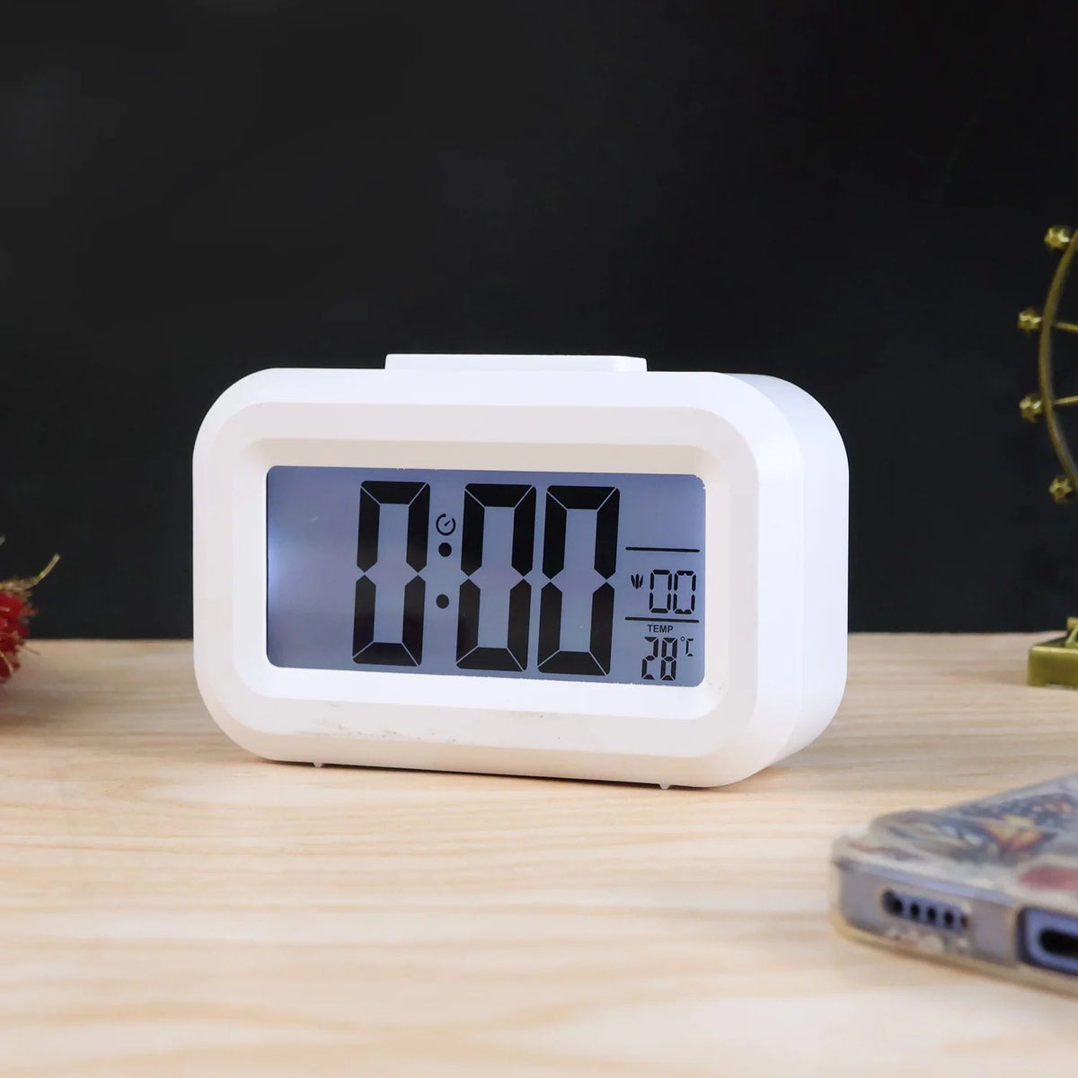 Digital LED Alarm Clock