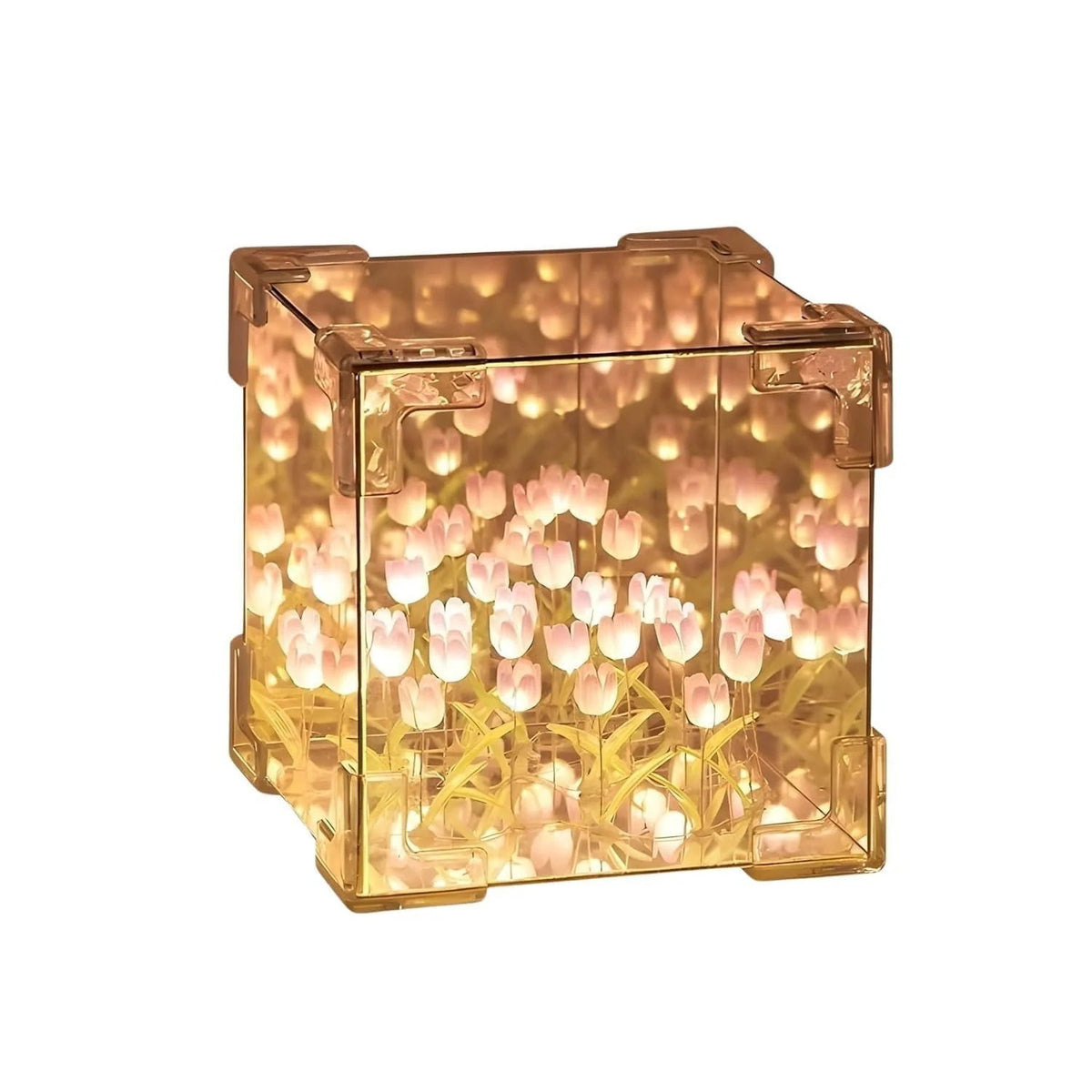 Tulip Flower LED Cube Lamp