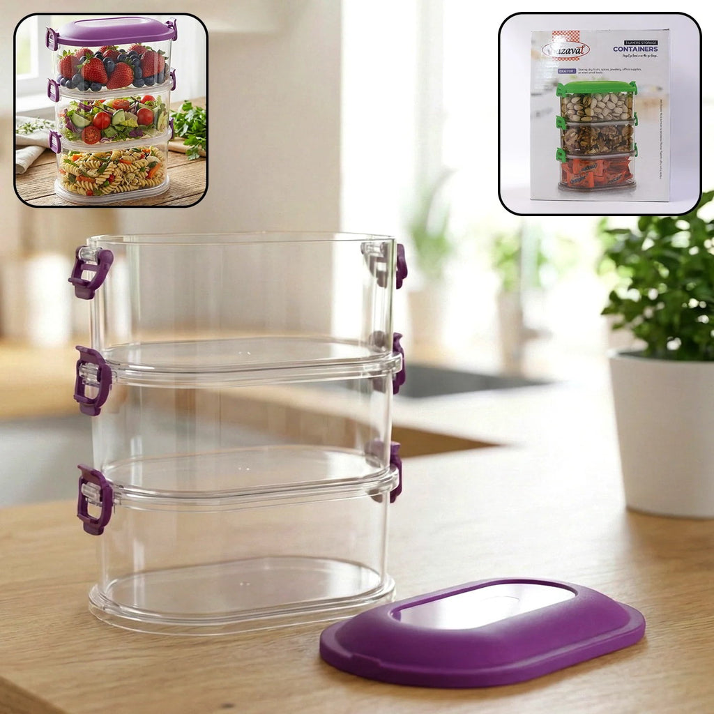 Stackable Airtight Food Storage Containers