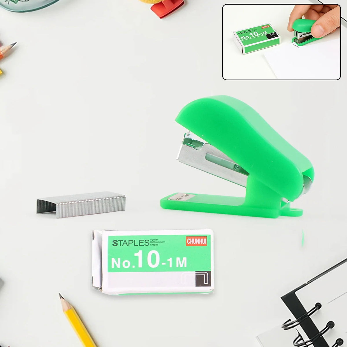 Mini Stapler with Staples