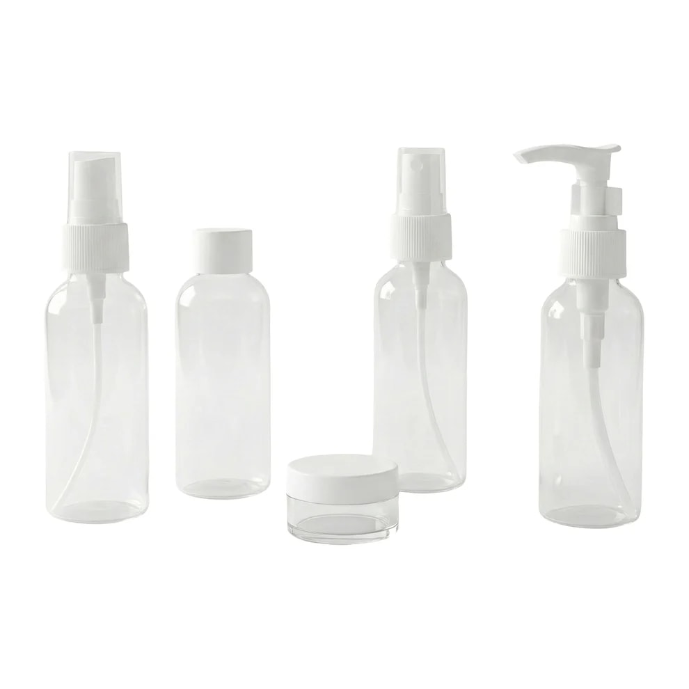 5 in 1 Travel Cosmetic Bottle Set