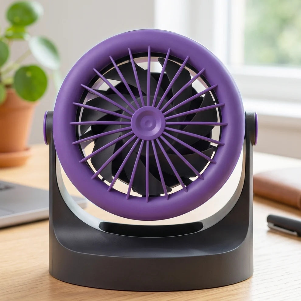 Portable desk fan