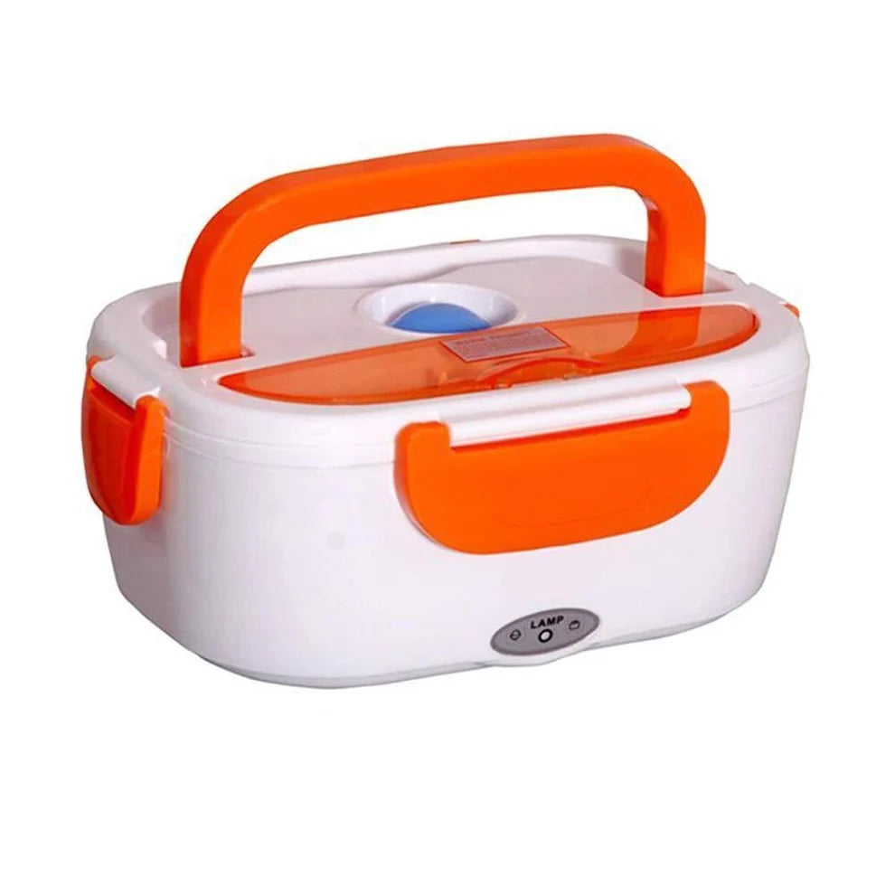Electric Heated Lunch Box 3-in-1, 1.5L Stainless Steel Food Warmer for Home, Office, Car and Travel