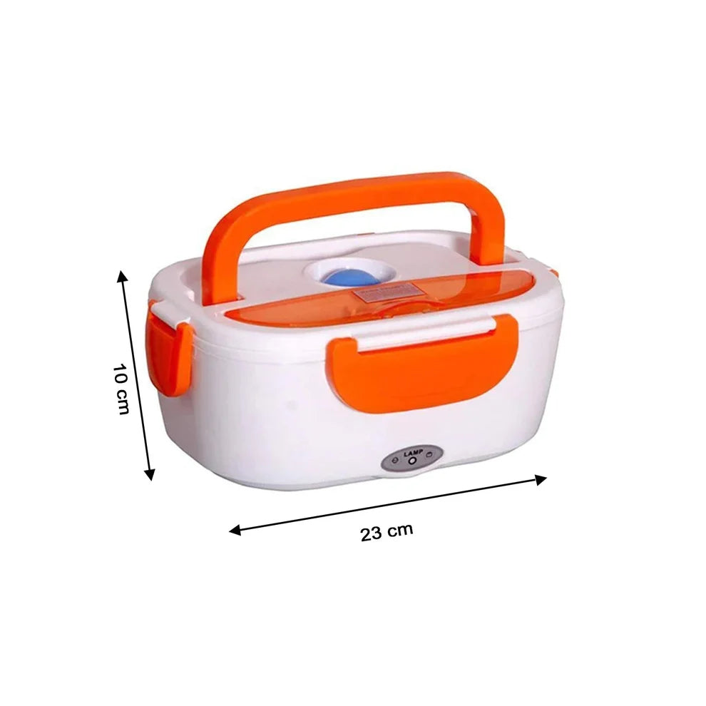 Electric Heated Lunch Box 3-in-1, 1.5L Stainless Steel Food Warmer for Home, Office, Car and Travel